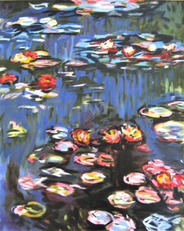 Nymphéas de l'étang de Giverny(d'après Monet)