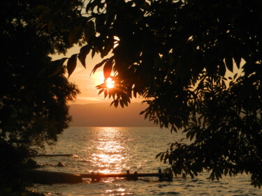 Coucher de soleil sur le Lac Léman
